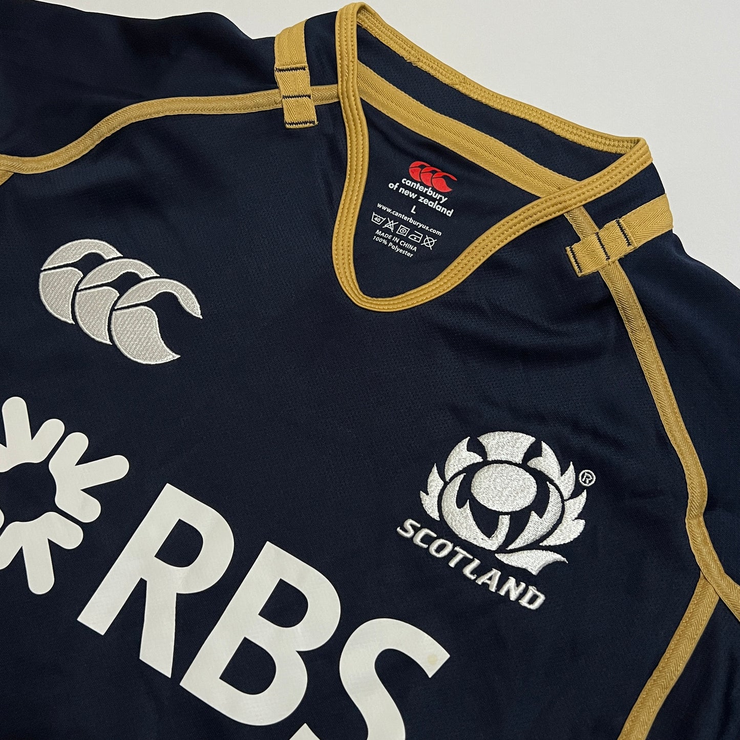 Scotland 2012 Rugby Canterbury of New Zealand Jersey - L