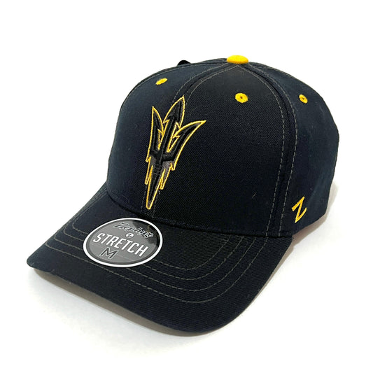 Arizona State Sun Devils Zephyr Black Element Stretch Fit Hat