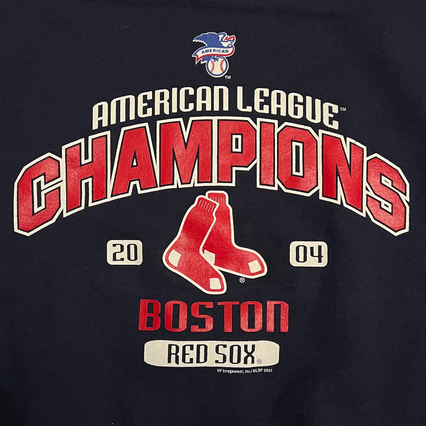 Boston Red Sox 2004 AL Champs Crewneck - L
