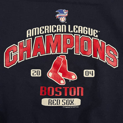 Boston Red Sox 2004 AL Champs Crewneck - L