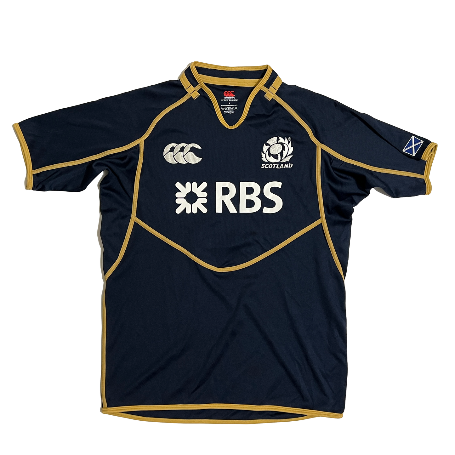 Scotland 2012 Rugby Canterbury of New Zealand Jersey - L