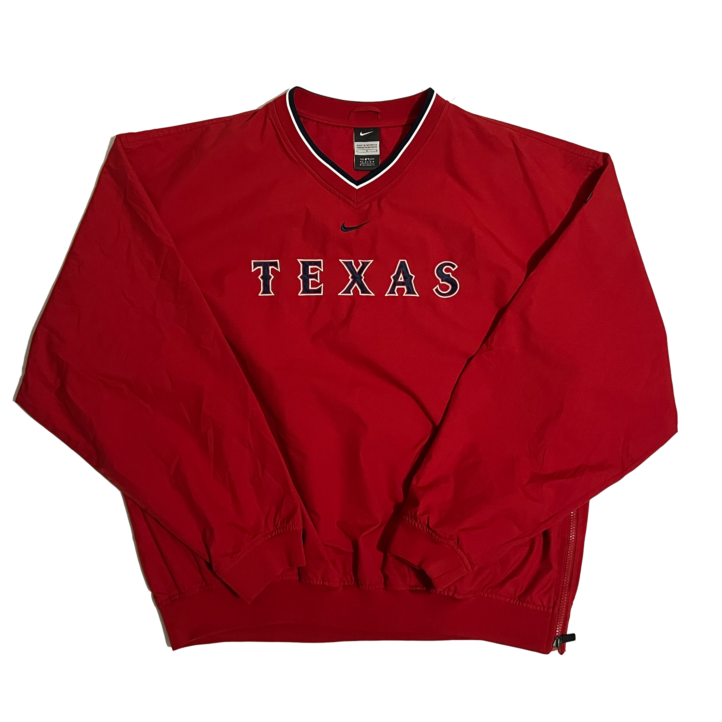 Texas Rangers Nike Center Check Pullover - L