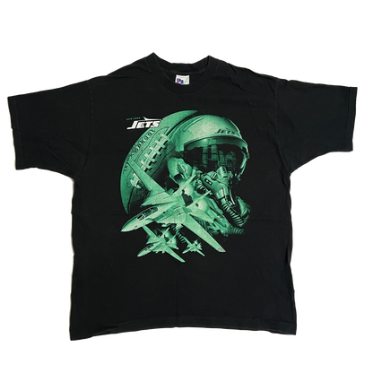 Vintage New York Jets Football Pilot Shirt - XL