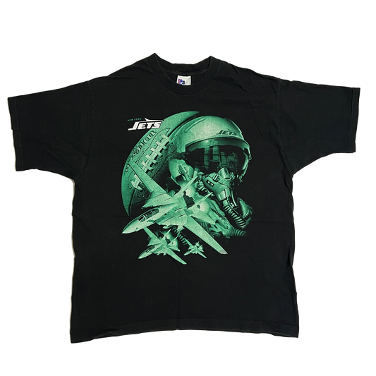 Vintage New York Jets Football Pilot Shirt - XL