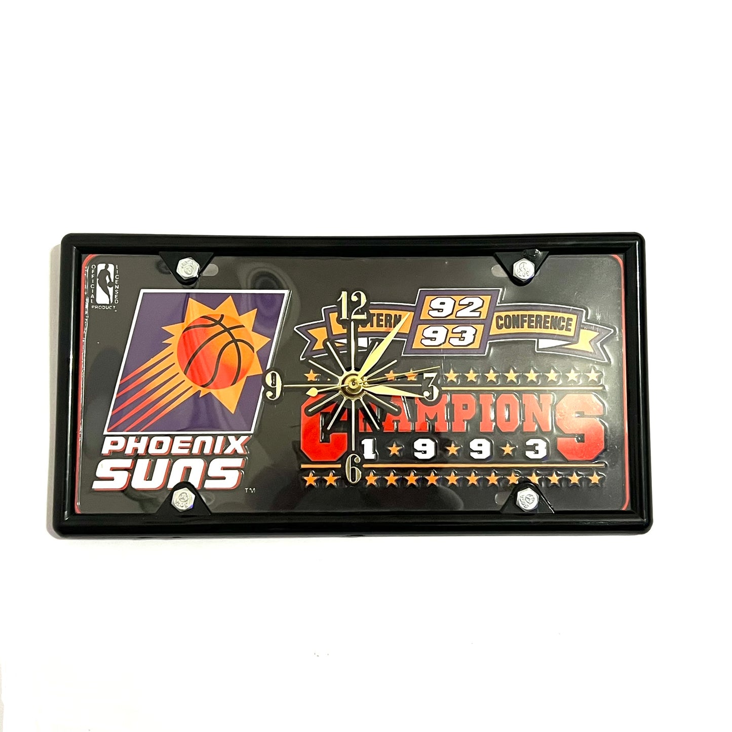 90’s Phoenix Suns Western Conference Champs Wall Clock