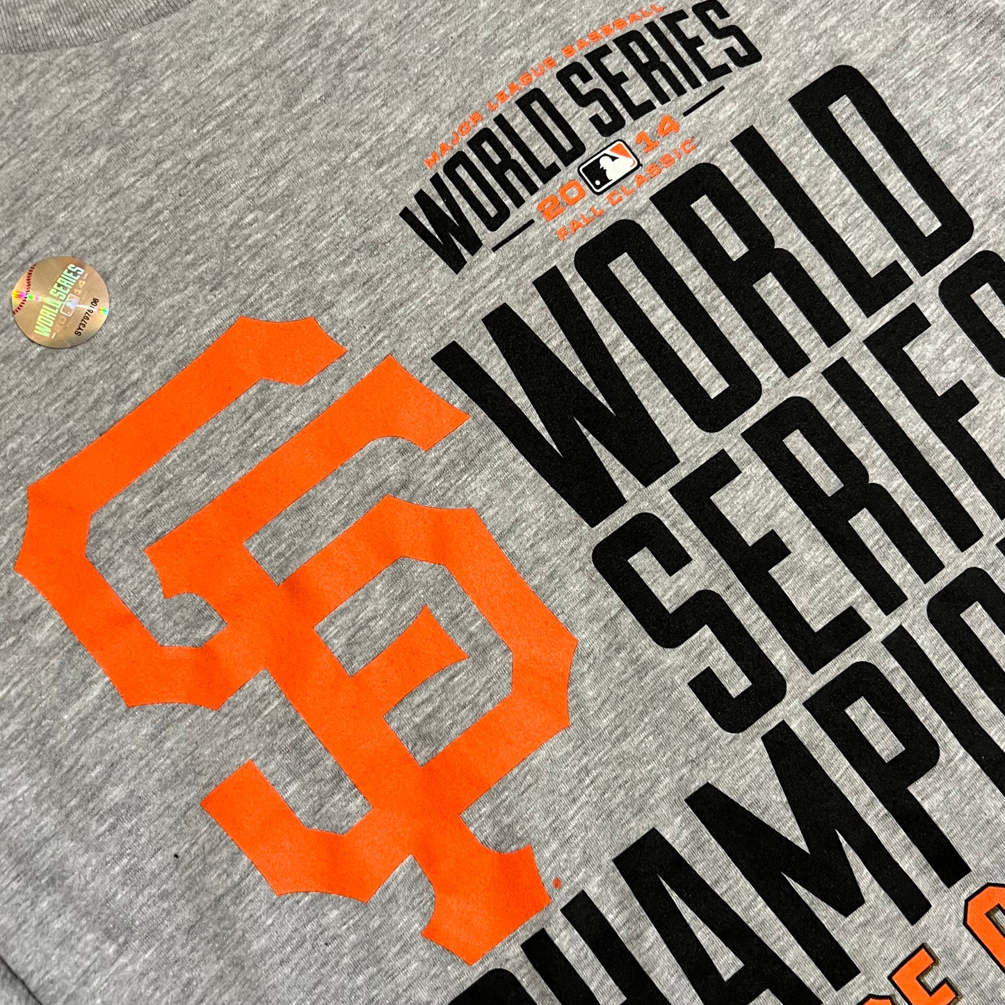 2014 San Francisco Giants World Series Champs Locker Room Shirt - YL