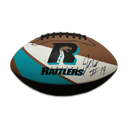 Signed Arizona Rattlers Joseph Todd #19 AFL Football