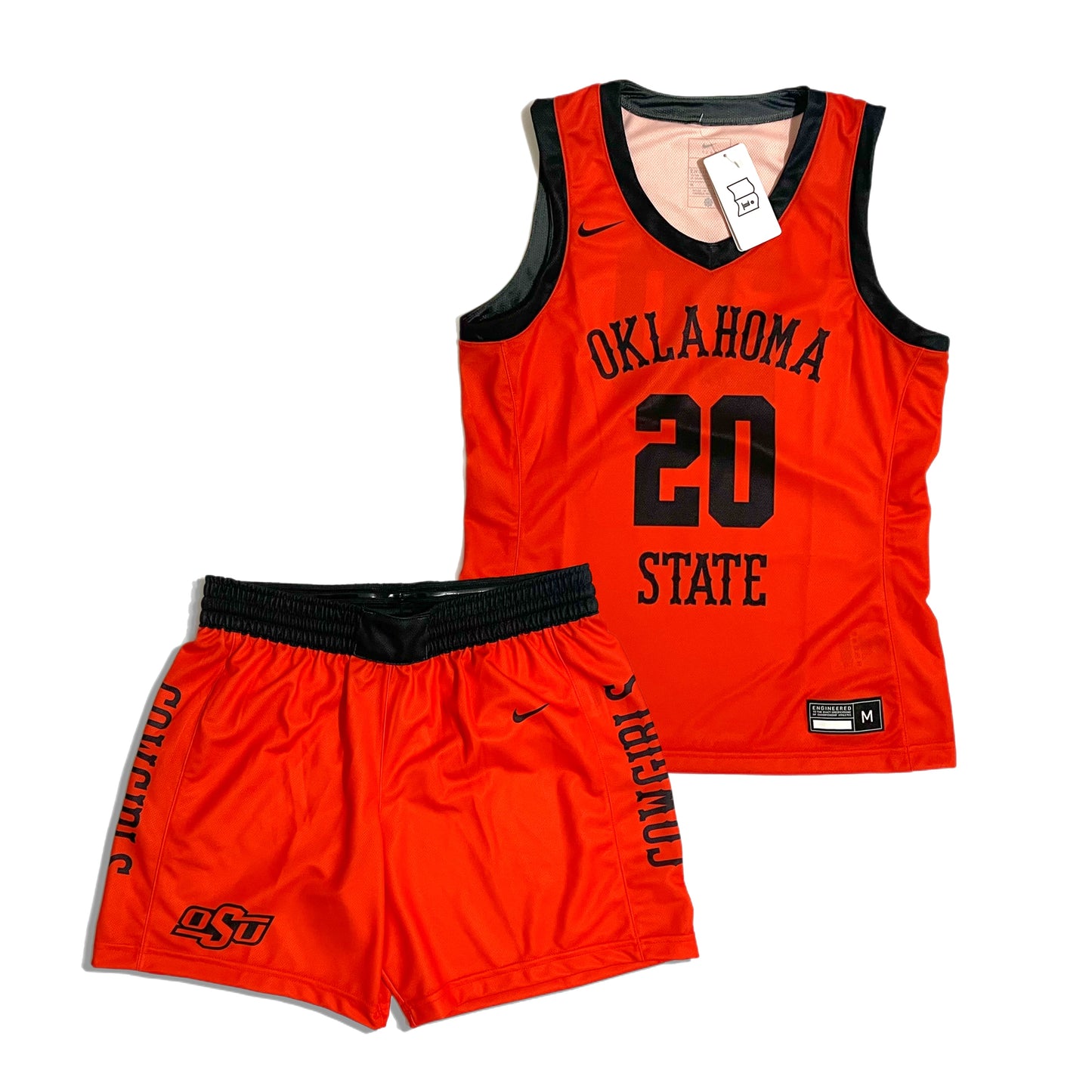 Oklahoma State Cowgirls Nike Sample Basketball Uniform - WM