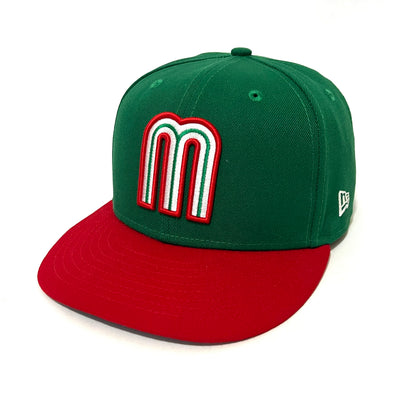 Team Mexico World Baseball Classic Green New Era Fitted - 7 3/8