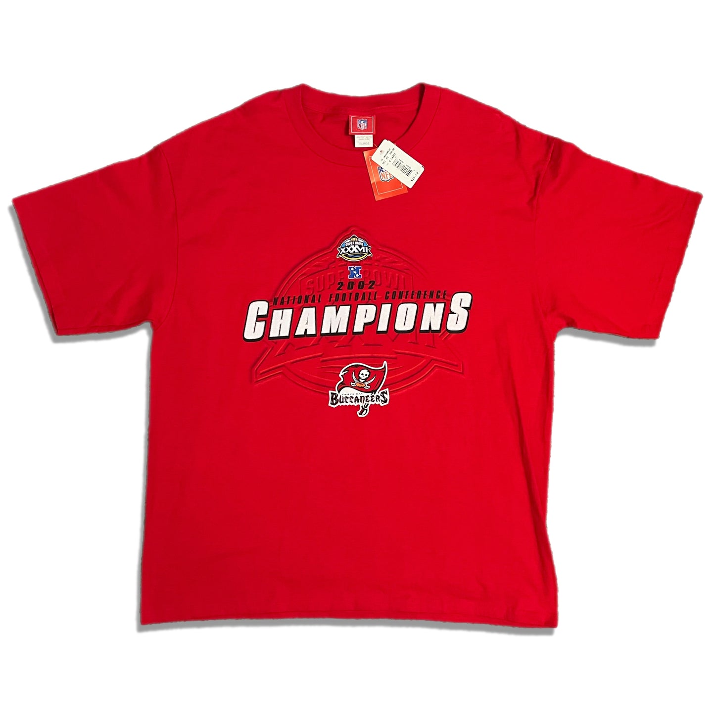 Tampa Bay Buccaneers 2002 NFC Champs Shirt - XL