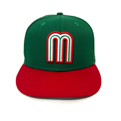 Team Mexico World Baseball Classic Green New Era Fitted - 7 3/8