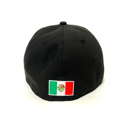 Team Mexico World Baseball Classic Black New Era Fitted - 7 3/8