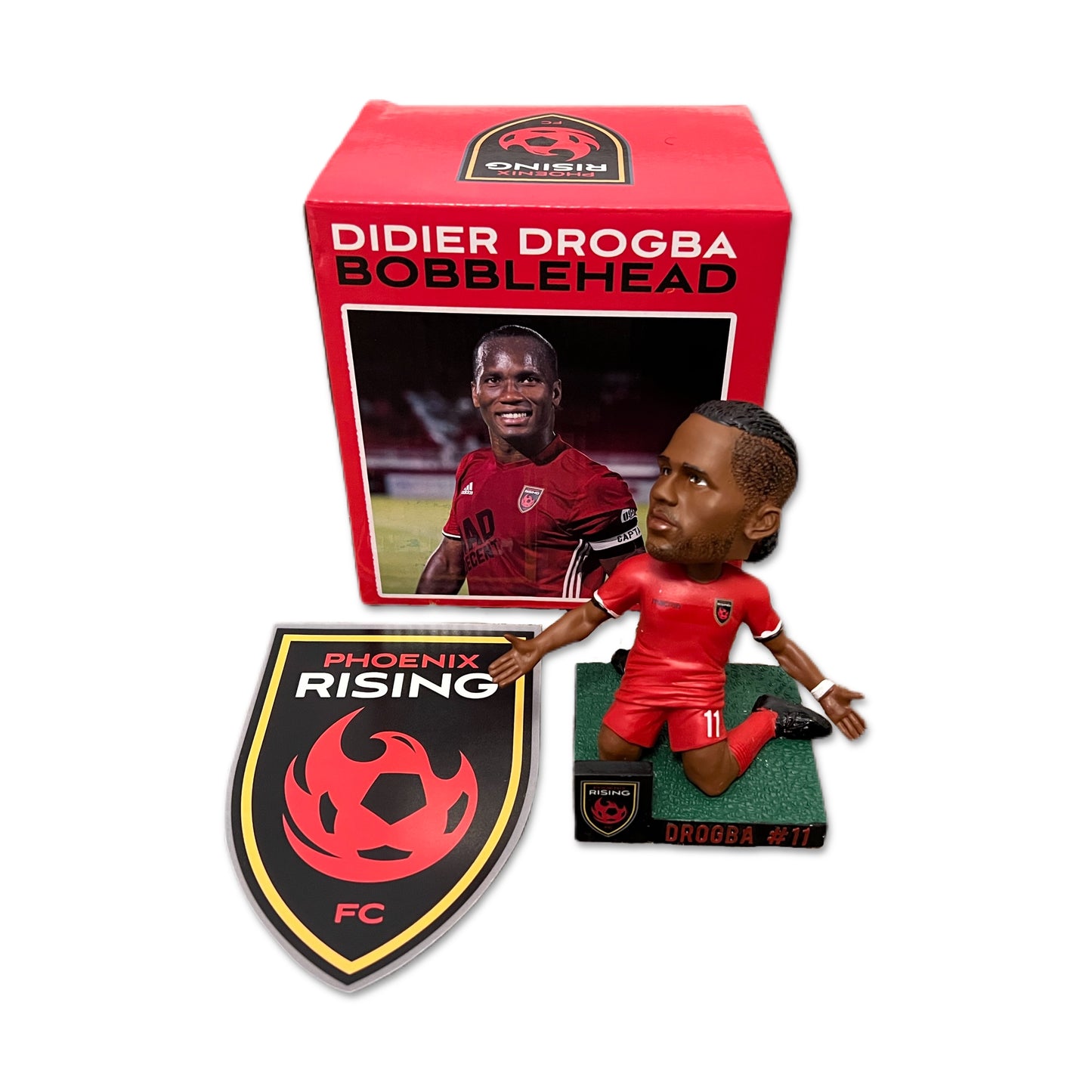 Didier Drogba Phoenix Rising Bobblehead & Magnet