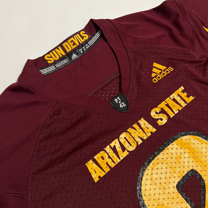 Arizona State Sun Devils #2 Maroon Adidas Jersey - L