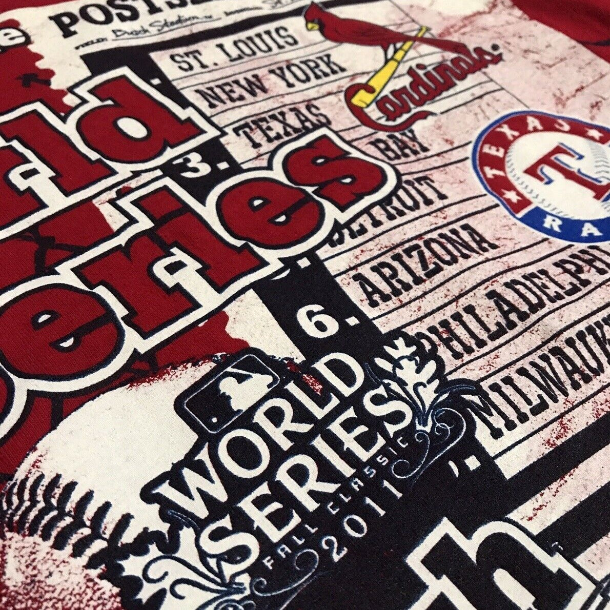 2011 St. Louis Cardinals World Series Shirt - M