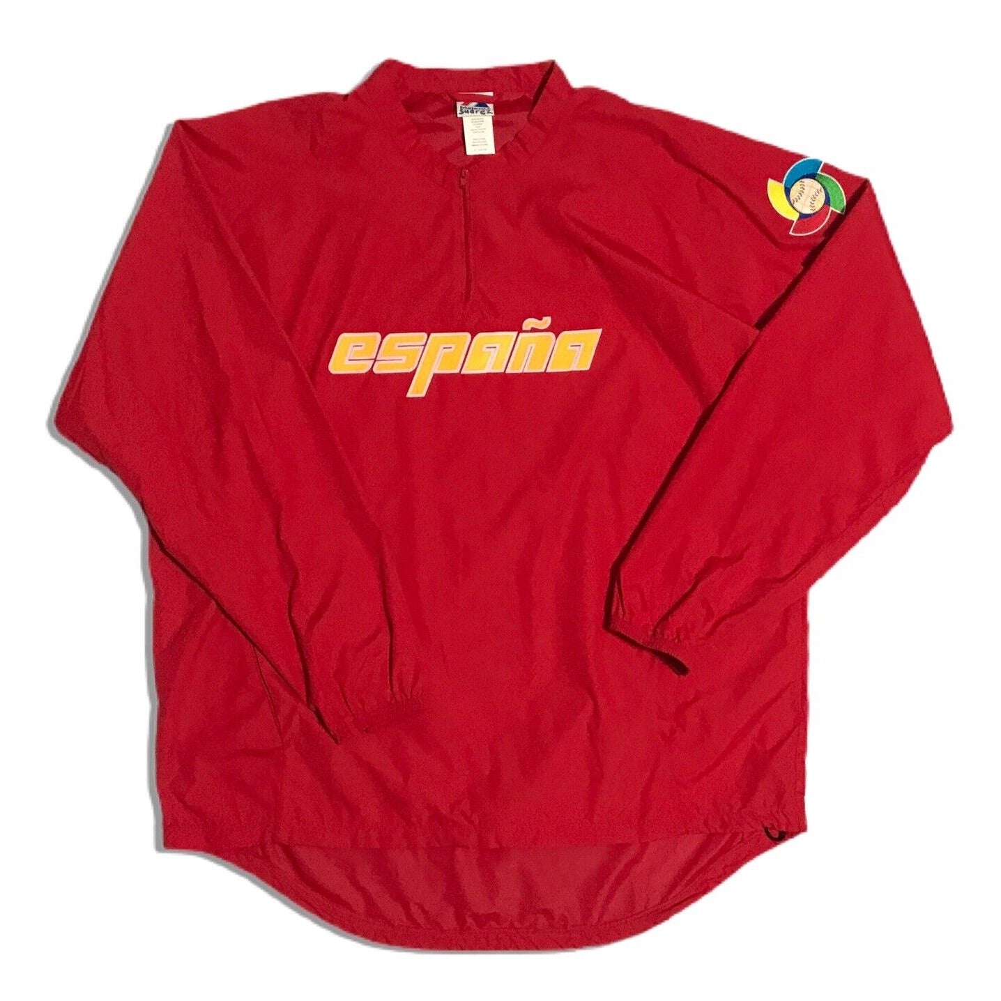 Team Issued Spain World Baseball Classic Pullover Jacket - XL
